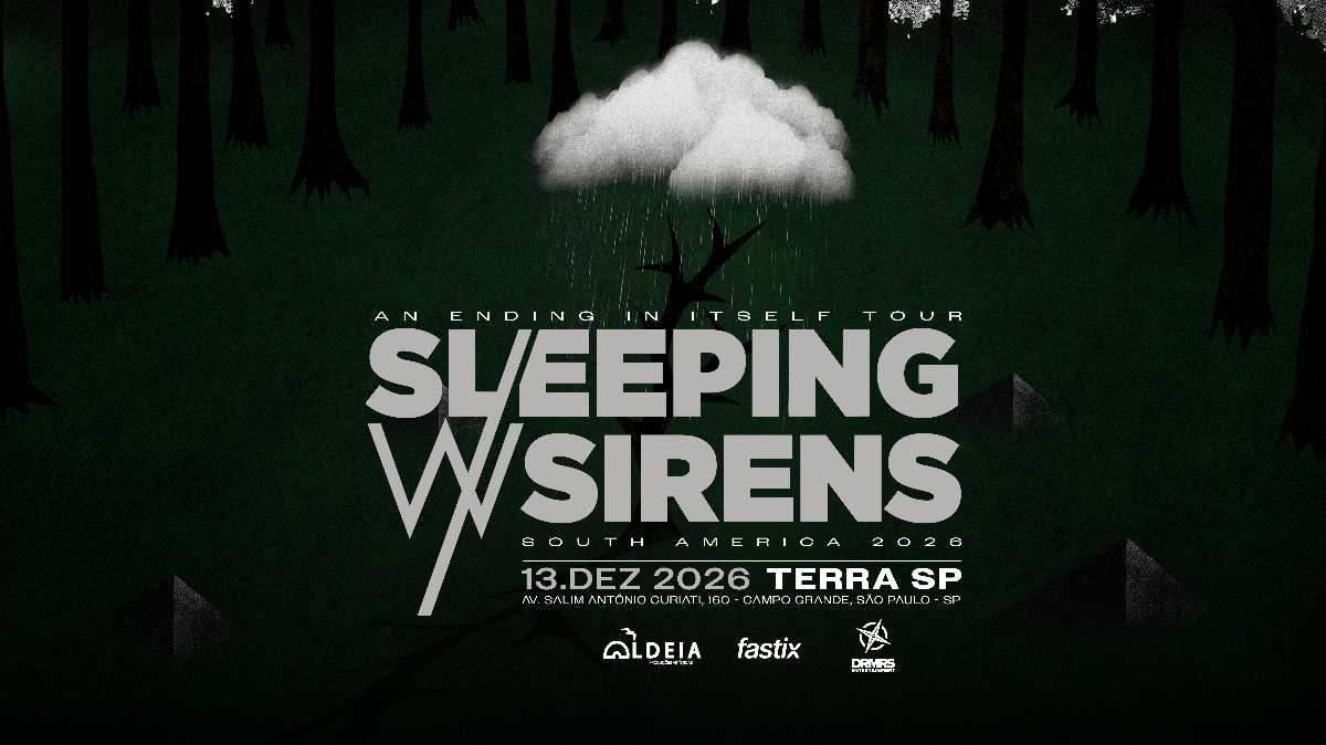 Capa do artigo: Sleeping With Sirens no Brasil 2026: data, local e ingressos